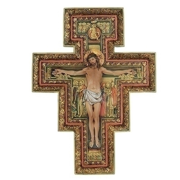 San Damiano Cross Wall Hanging Sculpture